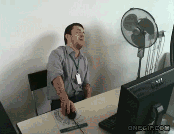 monday, gif, falling asleep at your desk