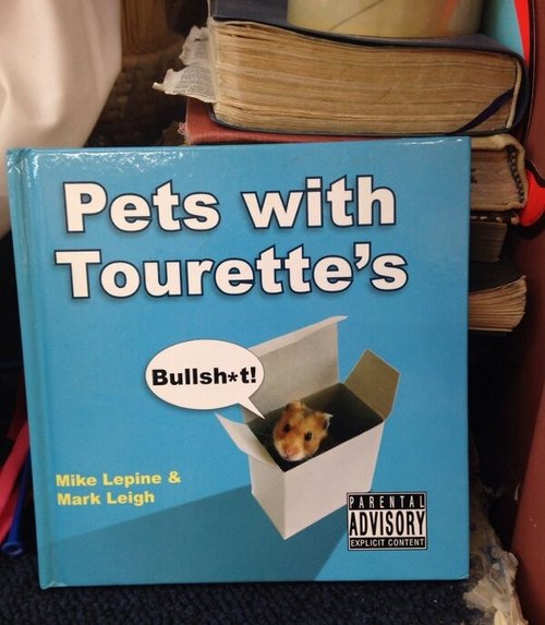 pets with tourettes, rhyme, book, wtf