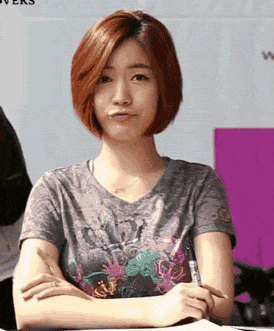 gif, cute, girl, sneer