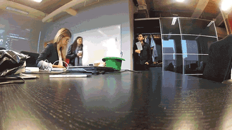 gif, scare attempt, fail, unphased, lol