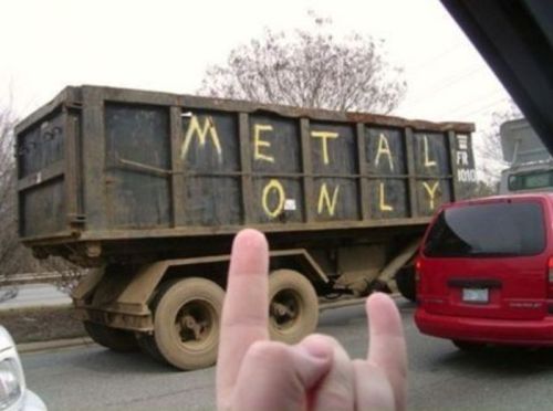 metal only, truck