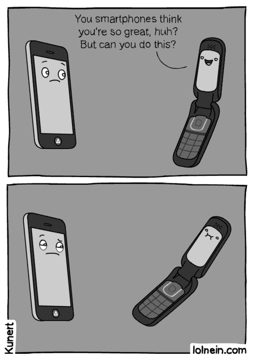 smart phones, flip, gif, can you do this?