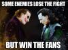 meme, loki, the joker, some enemies lose the fight, but win the fans, villains