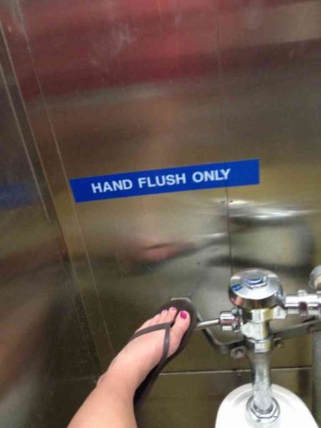 hand flush only, rebel