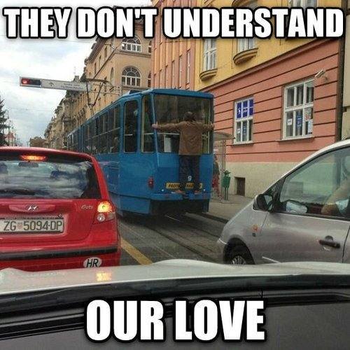 meme, they don't understand our love, riding the bus for free