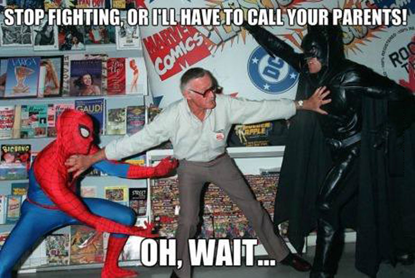 spiderman, batman, parents, meme, stop fighting