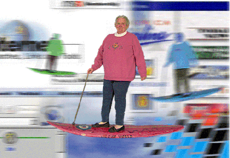 surfing the internet