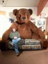 giant stuffed teddy bear, wtf