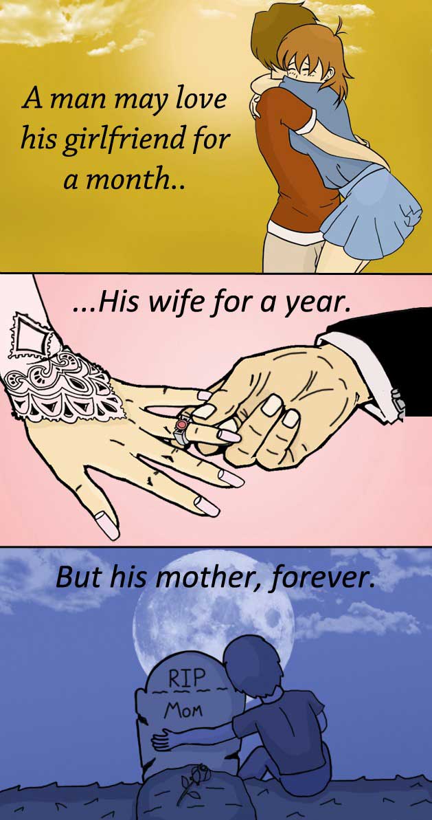 girlfriend, wife, mother, love