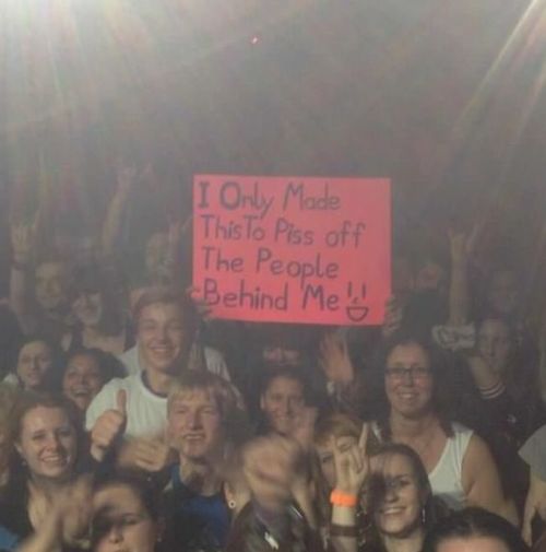 concert, sign, lol