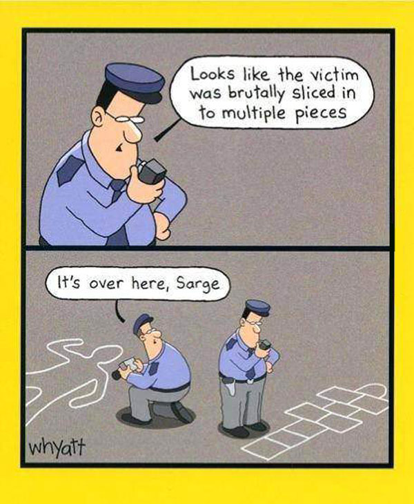 cops, stupid, comic, jumping jacks