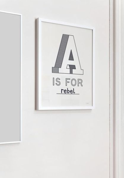 sign, a is for rebel