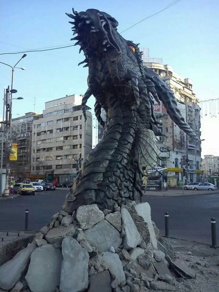 slovenia, dragon, art, sculpture, win 