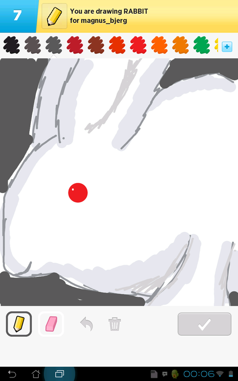 drawsome, rabbit, creepy