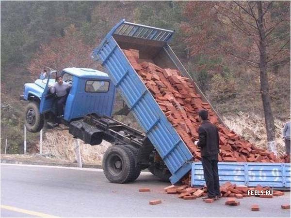 shitbrix, truck, accident, fail