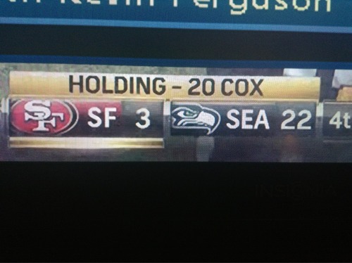 football, tv, holding - 20 cox, awkward names
