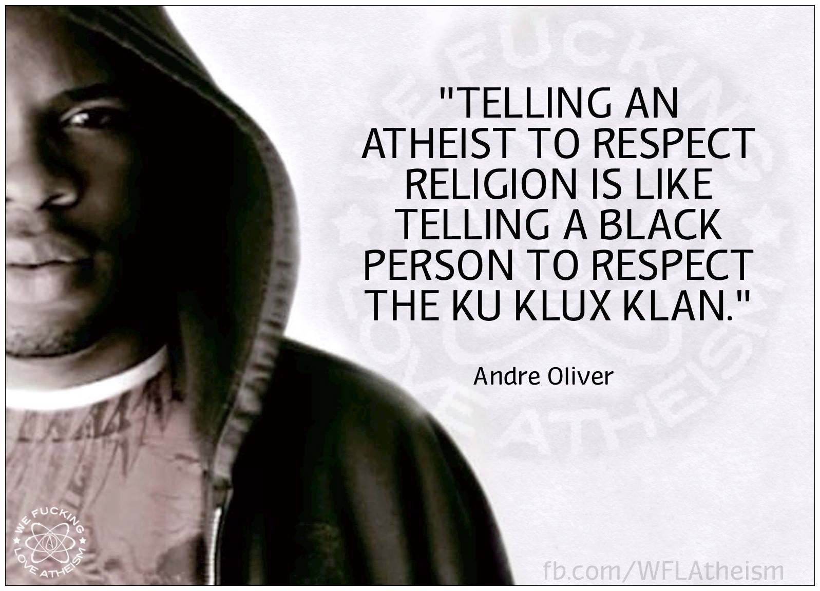 atheist, respect, quote
