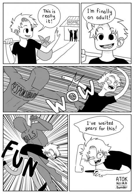 comic, adult life, lol, joke