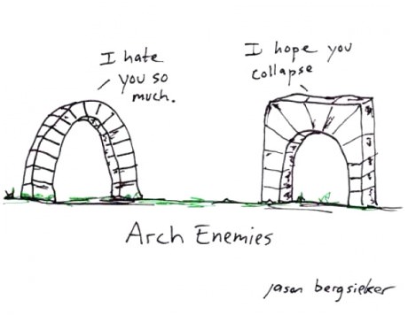 arch enemies, comic, lol
