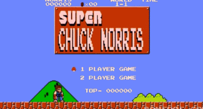 super chuck norris, mario parody, gif, lol
