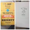 this card does not contain nudity, sex or naughty language, these things will be provided in person, win