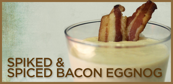recipe, spiked and spiced bacon eggnog