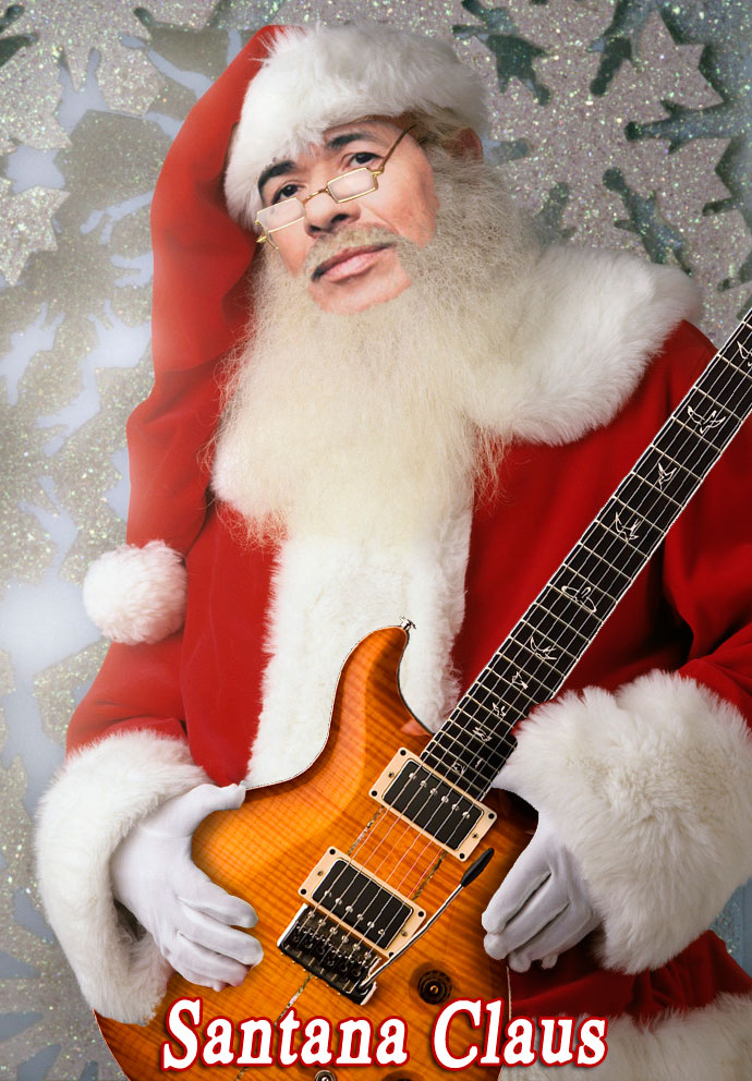 santana claus, wordplay