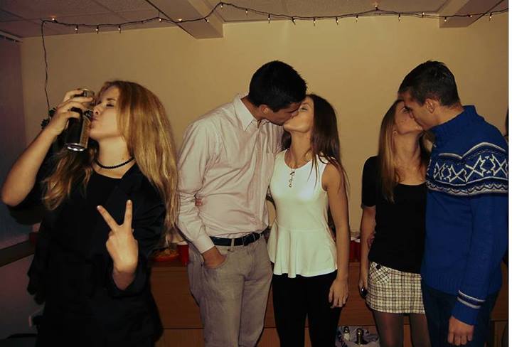 forever alone, alcohol, party photo, lol