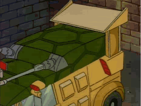 tmnt, van, perfect disguise, lol, gif, fail