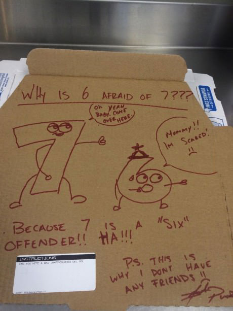 pizza box, joke, lame