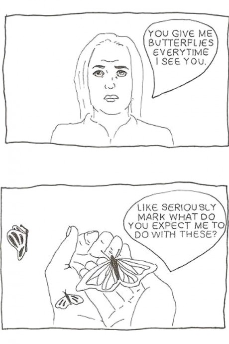 you give me butterflies every time i see you