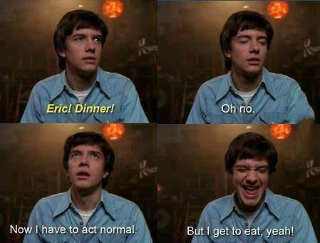 that 70's show, dinner, stoned
