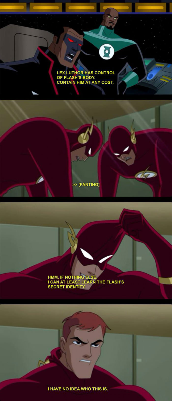 the flash, lex luthor, lol