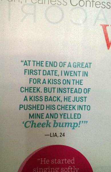 friendzone, magazine, cheek bump, story