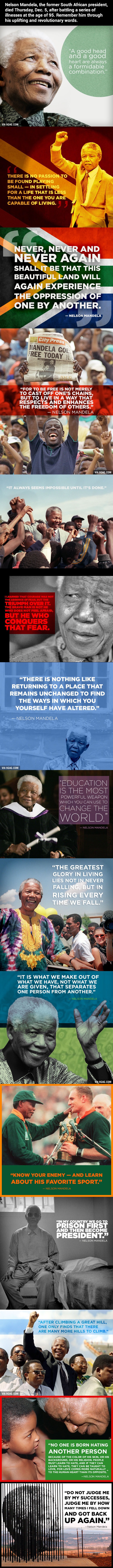 15 most inspiring quotes by nelson mandela, rip
