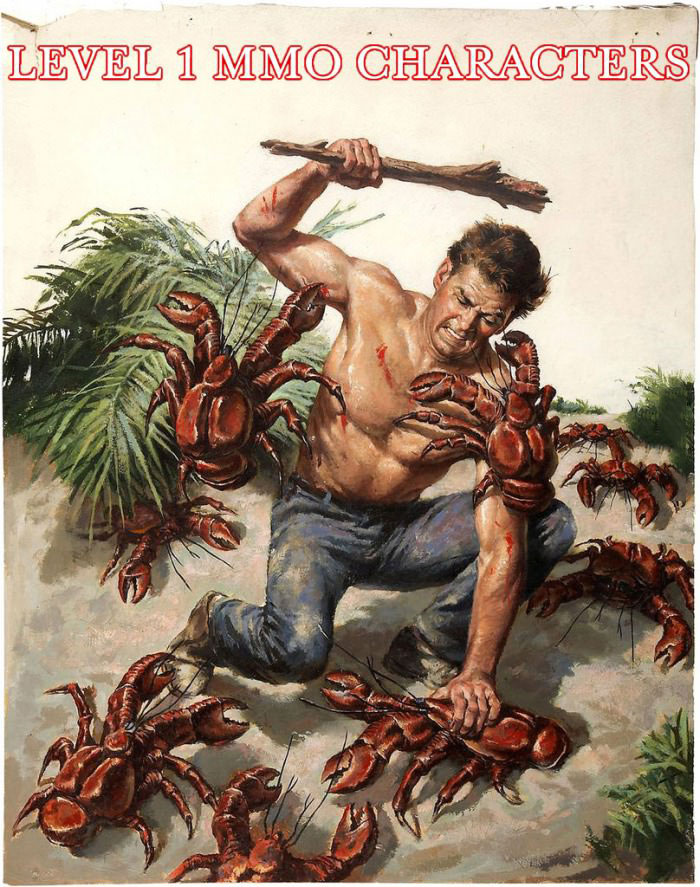 level 1 mmo characters