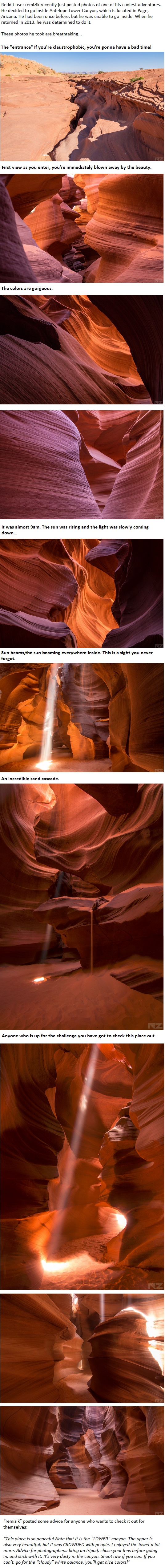 you see that? that tiny entrance? you gotta see what this guy found down there