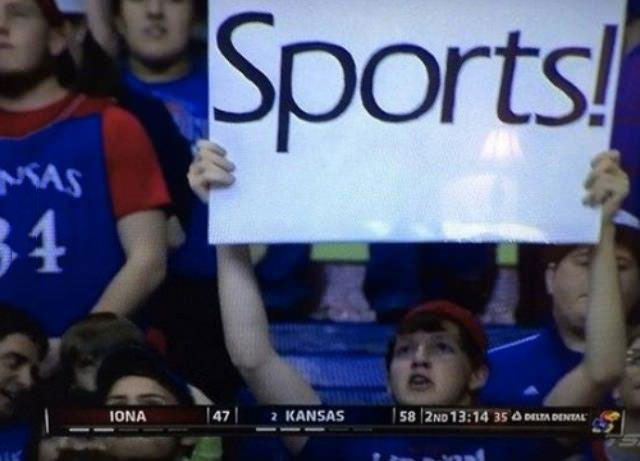 sign at a sporting event, sports, lol