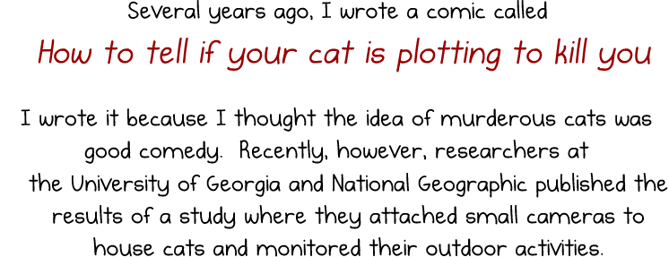 how much do cats actually kill, infographic