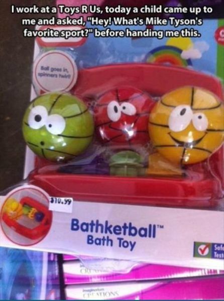 bathsketball, what is mike tyson's favorite sport, bath toy, product