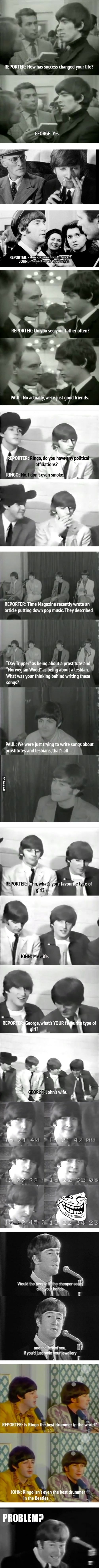 the beatles and sarcasm, lol, compilation