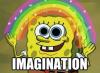 spongebob squarepants, imagination, meme