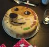 doge birthday cake, wow such birthday, meme