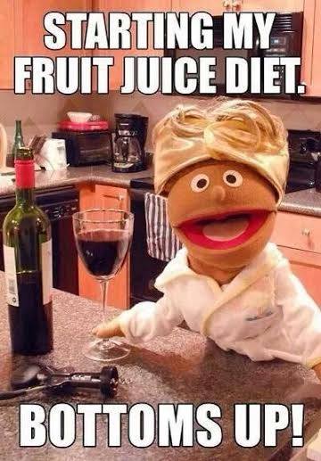 starting my fruit juice diet, win, meme, muppet