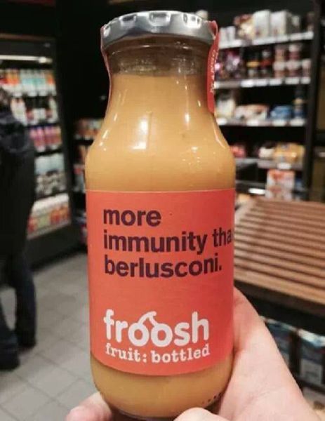 more immunity than berlusconi, fruit juice