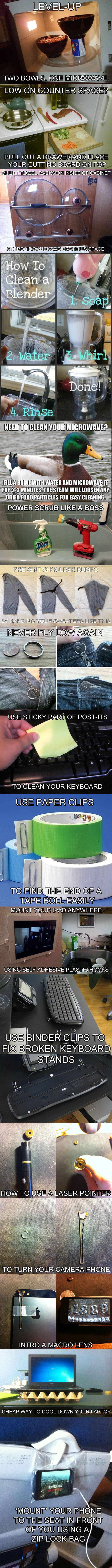 life hack, compilation, clever use of household objects
