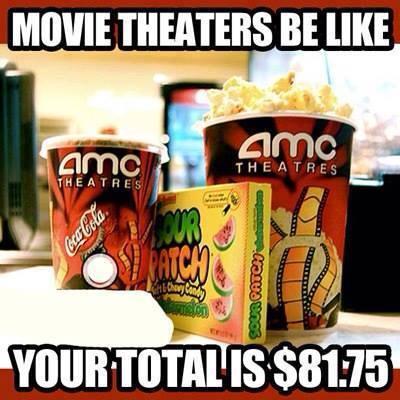 expensive movie theaters, meme