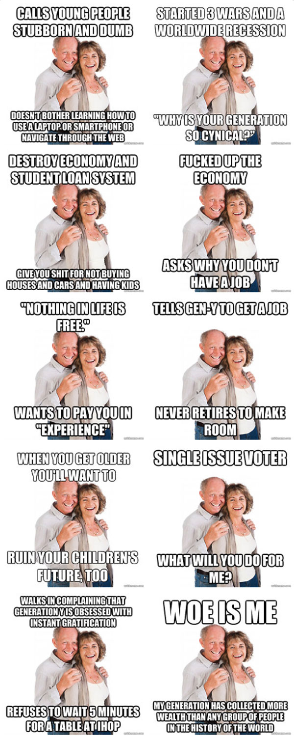 old white couple meme, compilation, hypocrite