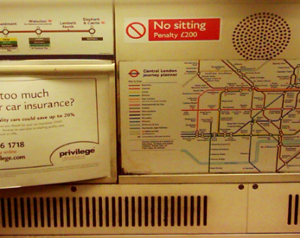 someone has made fake london underground signs, and whoever did it is a ruddy genius