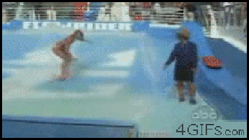 surfing fabulous fail, lol, gif